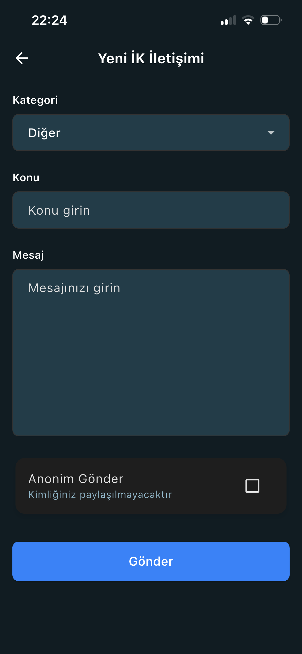 İK Formu